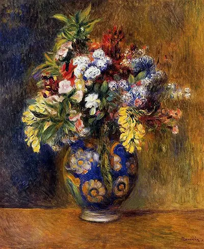 Flowers in a Vase Pierre-Auguste Renoir